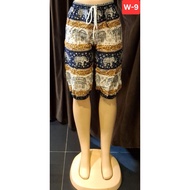 (Ready Stock) SW0044 Seluar Pendek Perempuan Batik Short Pants Women Batik 3/4 Pants 3 Suku Three Qu
