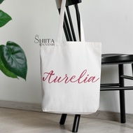 Custom Name Tote Bag Custom Personalized Name Bag