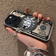 Hundred dollar bills funny phone case appliques 11promax 13 14 15 Promax ducof11 12 13 14 15 pro ant