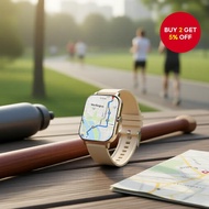 New 2.02 Amoled Smart Watch for Men Women, Bluetooth Call, GPS Tracker, Waterproof, Heart Rate Monit