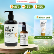 Bộ dầu gội Thái Dương 7 Plus Gold Hoa Phong Lan 500ml & Xịt mọc tóc Thái Dương 7 Plus Gold 60ml