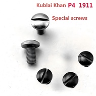 XY straight slot eagle 1911 modification accessories Black Eagle wood guard screw 1911 grip screw