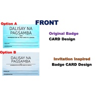 JW BADGE CARD AFFORDABLE 2025 JW Regional Convention PVC and Laminated Badge