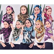 Nazira Selendang Jalur/ Shawl Satin Corak Berjalur
