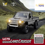MN82-pro Silver Off-Road Vehicle 1/12 2.4G 4WD TOYOTA Land Cruiser LC79 There Is A LED Changing Ligh