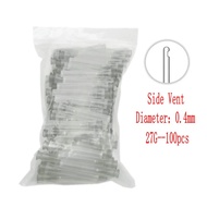 100pcs/bag Dental irigasi endo lubang samping sidevent endodontik 27G/30G irrigation endo needle