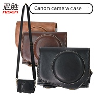 Camera Bag Canon SX740 SX730 G7X3 G7X2 SX720 SX710 700 HS IS G16 G15 G12 G11 10 Base Dedicated Leath