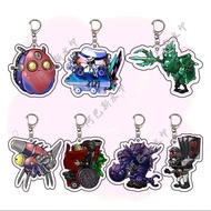 Plants vs. Zombies Fusion Version Ultimate Zombies Acrylic Keychain Game Peripheral Schoolbag Pendan