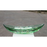 Customized Transparent Sculpture Transparent Resin Boat Sculpture Ornaments Modern Casting Transpare