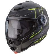 CABERG DROID DD BLAZE MATT BLACK/YELLOW FLUO MOTORCYCLE CABERG HELMET