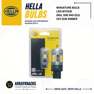 HELLA MINIATURE, LED WY21W 12V 21W AMBER (8GL 358 340-211)