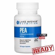 LAKE AVENUE NUTRITION PEA PALMITOYLETHANOLAMIDE 600 MG 30 VEGGIE CAPS