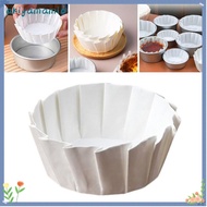 AKIYAMAMIO 50Pcs Basques Cake Paper, Cake Wrap Kitchen Use Baking Papers, Foldless Disposable 4/6/8i