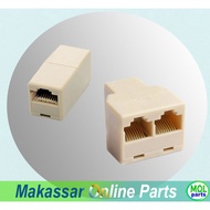 RJ45 1-1 Double 1-2 LAN Barrel Connector RJ45 Connection LAN Cable