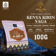 KOPI ARABIKA KENYA KIRINYAGA 100 GRAM | IMPORT BEANS | SUTOYO COFFEE - BIJI BUBUK | SINGLE ORIGIN | 