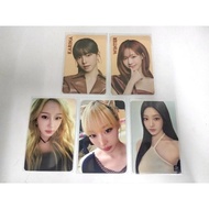 Aespa Karina Winter Giselle NingNing official photocard