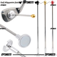 OPTIMISTI8E Golf Alignment Rods, Retractable Stainless Steel Golf Club Lie Angle Adjust Tool,  Durab