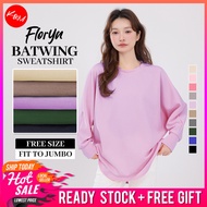 KM Women Floryn Batwing Sweatshirt Blouse [B6078]