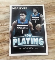 Nba Hoops Now Playing Anthony Edwards RC Card
