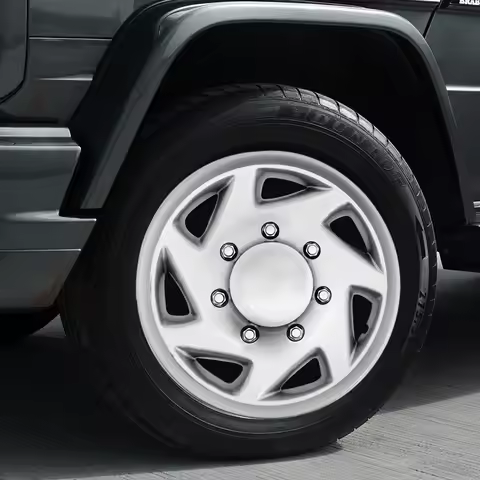16" Hub Caps Van Full Wheel Covers, for Ford E250 E350 E450 Econoline 1999-2018 Steel Tire Exterior 