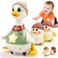LUDILO Infant Baby Toys 6-12 Months: Musical Crawling Duck Toy Must Have 6 7 8 9 10 12 18 Month Old 