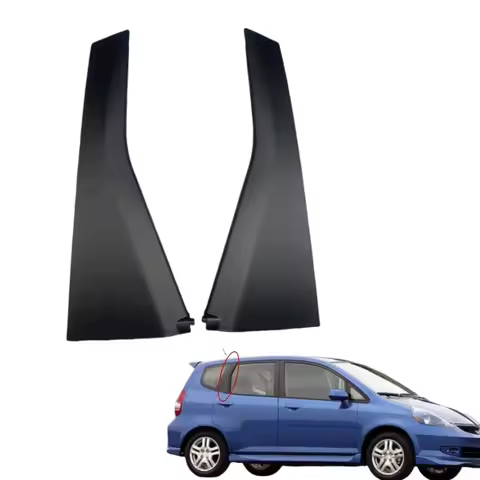 Rear Door Outer Pillar Garnish Trim Panel Fit For HONDA FIT JAZZ GD1 GD3 2003-2008 Accessories 72721