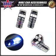 Broz 2 x T10 9 LED Light Bead SMD LED Car Interior Light Bulb ( Blue )