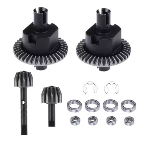 Front & Rear Differential and Gear Kit for HSP Redcat Volcano 94123 94107 94111 94118 94166 1/10 RC