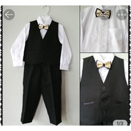 KEMEJA BABY DARREN TUXEDO Suit Shirt Pants Tie Going Out Fashion BABY Boy