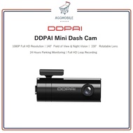 DDPAI Mini Dash Cam (1080P FHD Resolution | 330° Rotatable Lens | Loop Recording) 18 Months Warranty