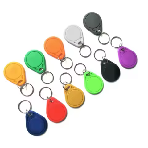 10Pcs 13.56mhz IC Card 4K Storage S70 Chip Model ISO14443A Blank Keyfob Token Tag RFID Access Contro