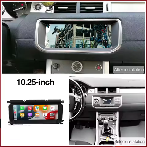 10.25-inch For 2012 - 2017 Land Rover Evoque / L538 Radio with Carplay and Android 12 DSP 360 camera