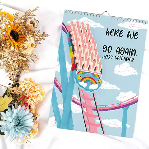 Here We Go Again Calendar 2027 Match Your Witty Personality Novelty Planning Wall Calendar Note Pads