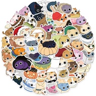 50 ชิ้นน่ารักซ่อนสติกเกอร์แมว Cat Meme DIY สติกเกอร์ Scrapbooking โทรศัพท์สเก็ตบอร์ดสติ๊กเกอร์กันน้ํ