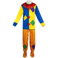 [cos Costume Male] Patch Funny Joker cos Costume Party Clothes Halloween Costume Stage Costume Joker