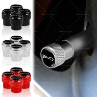 4pcs Alloy Car Tire Anti-leak Cap Threaded Car Valve Cap Universal for BYD Atto 3 Yuan Plus F3 E6 F0