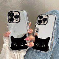 Black Cat Mirror Samsung A06 Samsung A06 A56 A55 A13 A32 A54 S24 Ultra A35 A16 A14 A15 A06 S24 Fe A0