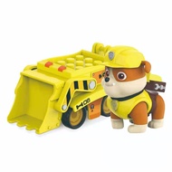 Original Paw Patrol Toys Full Set Chase Skye Rubble Pull Back Car LOOKOUT TOWER Look Out Building Blocks Inertial Police Car Fire Truck Helicopter Plane Aircraft Bulldozer Engineering Vehicle Surprise Egg Capsule Toys Kids Gifts 2372 SUPER