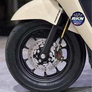 Vee Rubber Giorno Tires Front Wheel 100/90 Rim Size 12-Rear 110/90 12 For Giorno125+ And Other Model