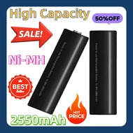 Pre-Charged Rechargeable Battery  AA High Capacity Ni-MH 2550mAh (Min. 2450mAh)