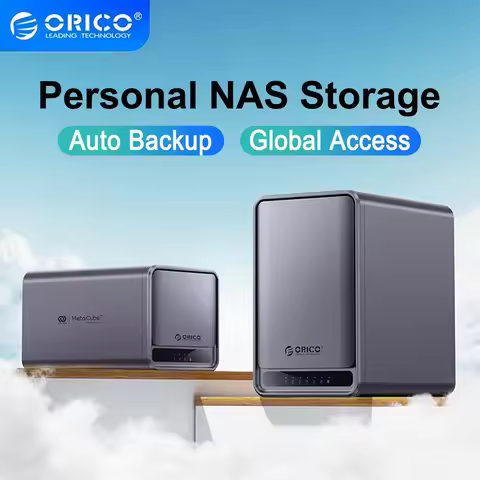 ORICO NAS Storage 2/5 Bay Personal Cloud Network Storage External Hd Case Supports Remote Access,Sha
