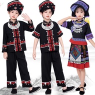 Six One Minority Ethnic Costume Girls' Ethnic Miao Ethnic Costume Buyi Ethnic Strong Ethnic Costume 