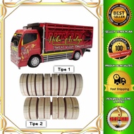 Ban Kayu Miniatur Truk Oleng Dm 7 cm