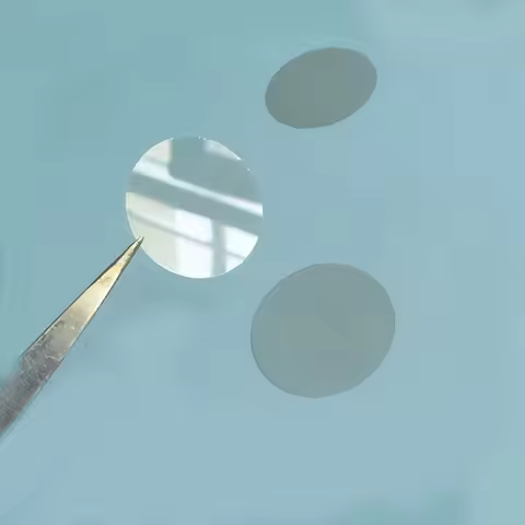 50pcs Transparent Optical Round Mica Sheet Insulation Plate For AFM Atomic Microscope High Temperatu