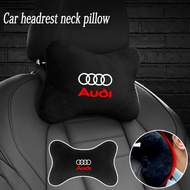 Audi Car Seat Headrest Pillow Logo Creative Neck Pillow Seat Safety Pillow For Audi A3 8l 8Y A1 Q5 T