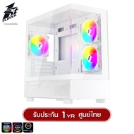 เคสคอมพิวเตอร์ 1st Player Miku Mi5 Tempered Glass M-ATX Gaming Case with F7 ARGB Cooling Fan x3 รับป