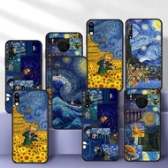 Huawei Y6 Pro Y6S 2019 Y6 Prime 2018 Y7 Prime Van Gogh Art Painting Flower Soft Silicone Phone Case
