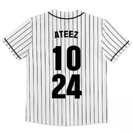 2024 Ateez World Tour TOWARDS THE LIGHT Baseball T-Shirt Men Women Hipster Hip Hop Short Sleeve Base