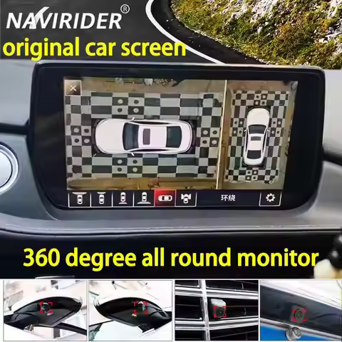 For Mazda 3 Axela 360 Panoramic System For Mazda CX-9 CX-5 CX-4 CX-7 Original Car Screen Upgrade 3D