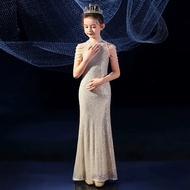 Little girl's evening gown dress baby girl